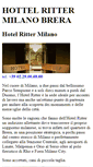 Mobile Screenshot of hotelrittermilano.gisnet.it